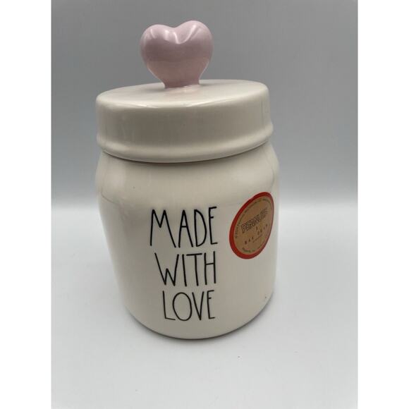 NEW 2025 Rae Dunn Peanuts “Made With Love” Snoopy Valentine's Day Canister Jar - Picture 6 of 10